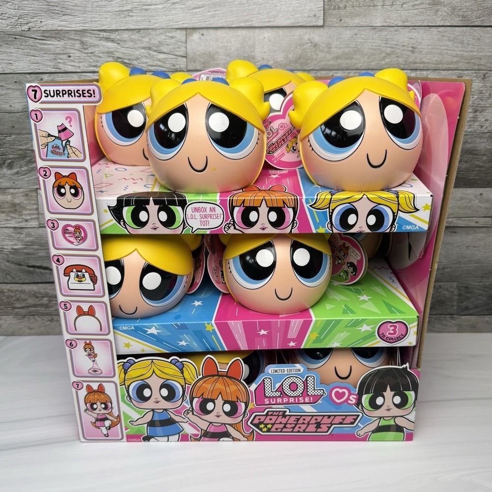 L.O.L. Surprise! Loves The Powerpuff Girls Bubbles Tots Doll Action Figure (B10)